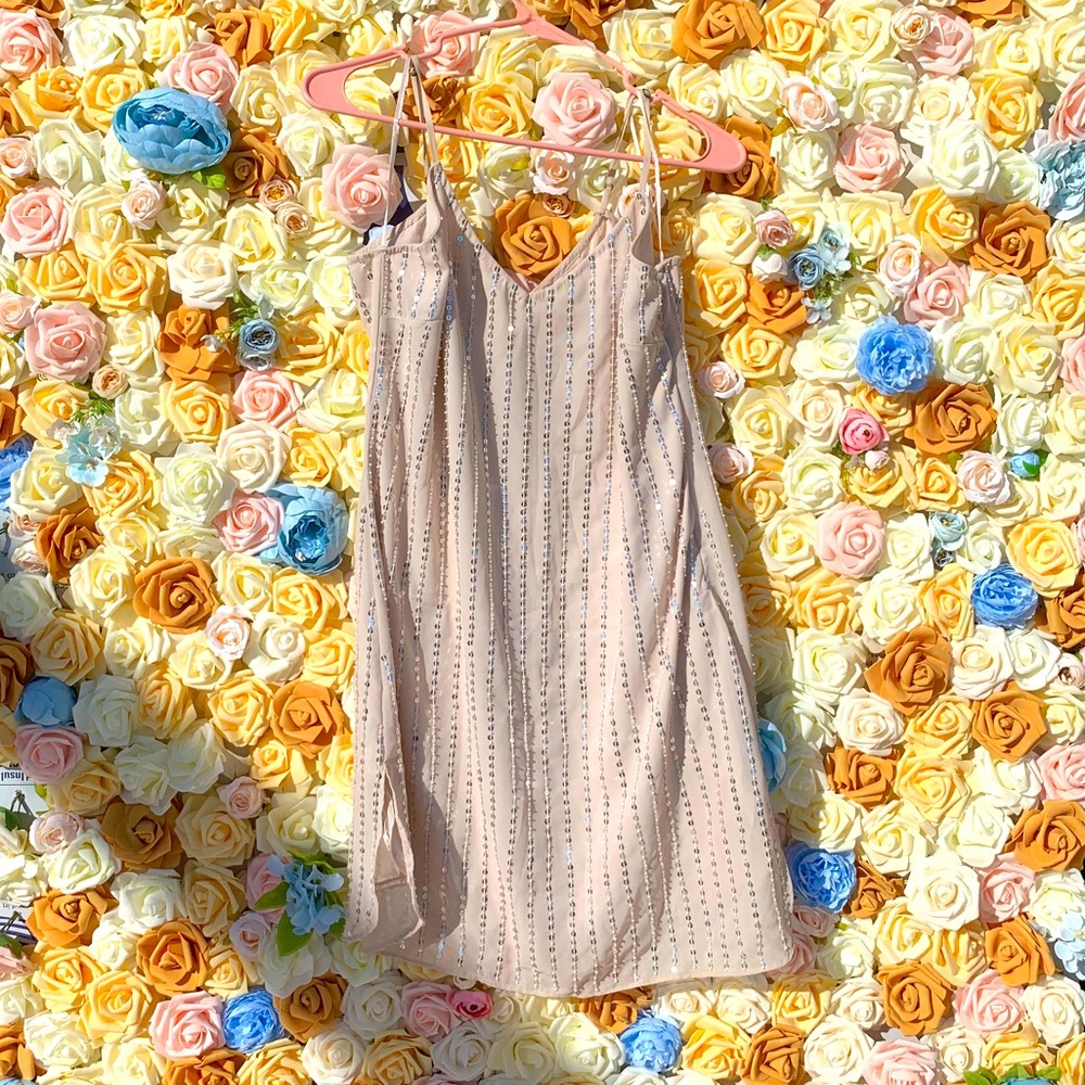 Strappy Sequin Dress (xs)